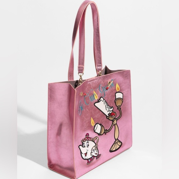 Danielle Nicole Disney’s Beauty and the Beast “Be our Guest” tote purse - Picture 2 of 11